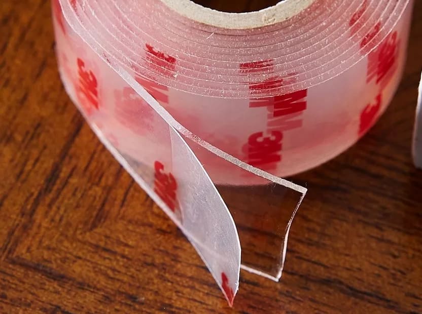 پشت چسب دار کردن 1 چسب دوطرفه